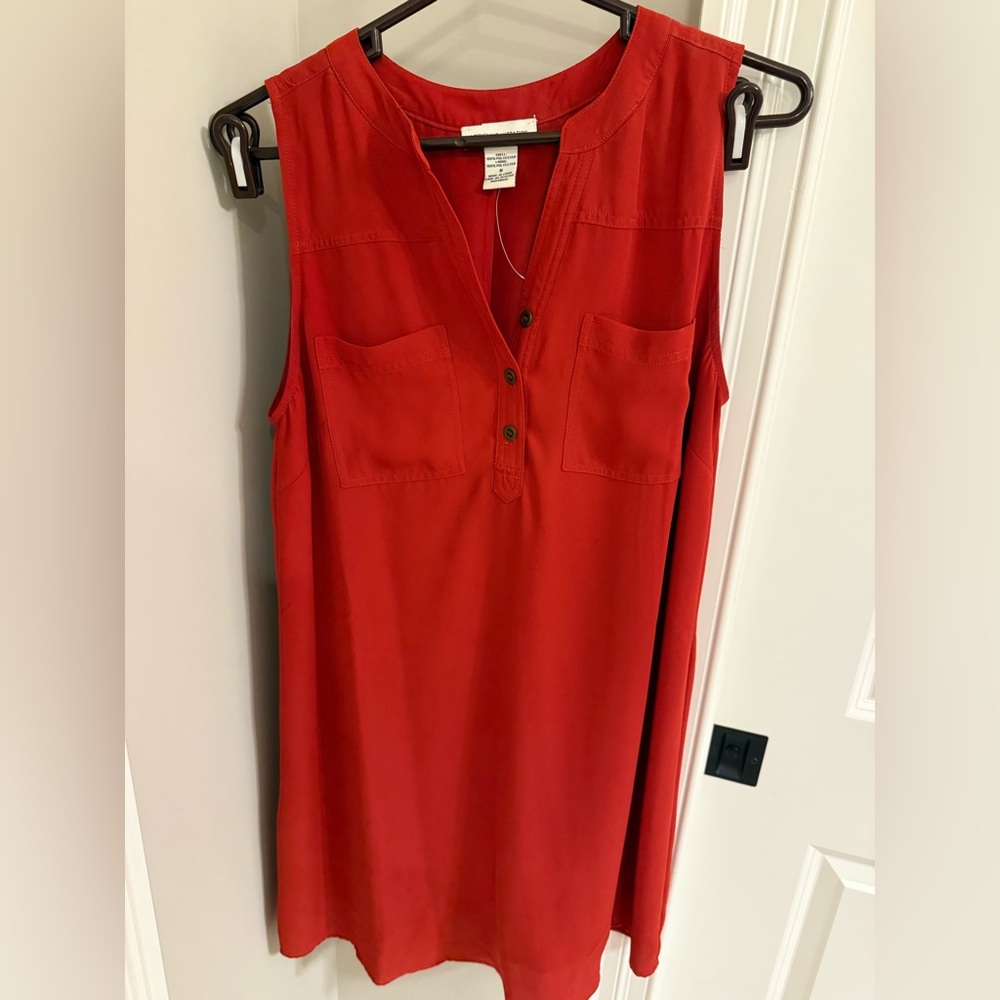 Adrienne Vittadini Orange Dress - Picture 1 of 3